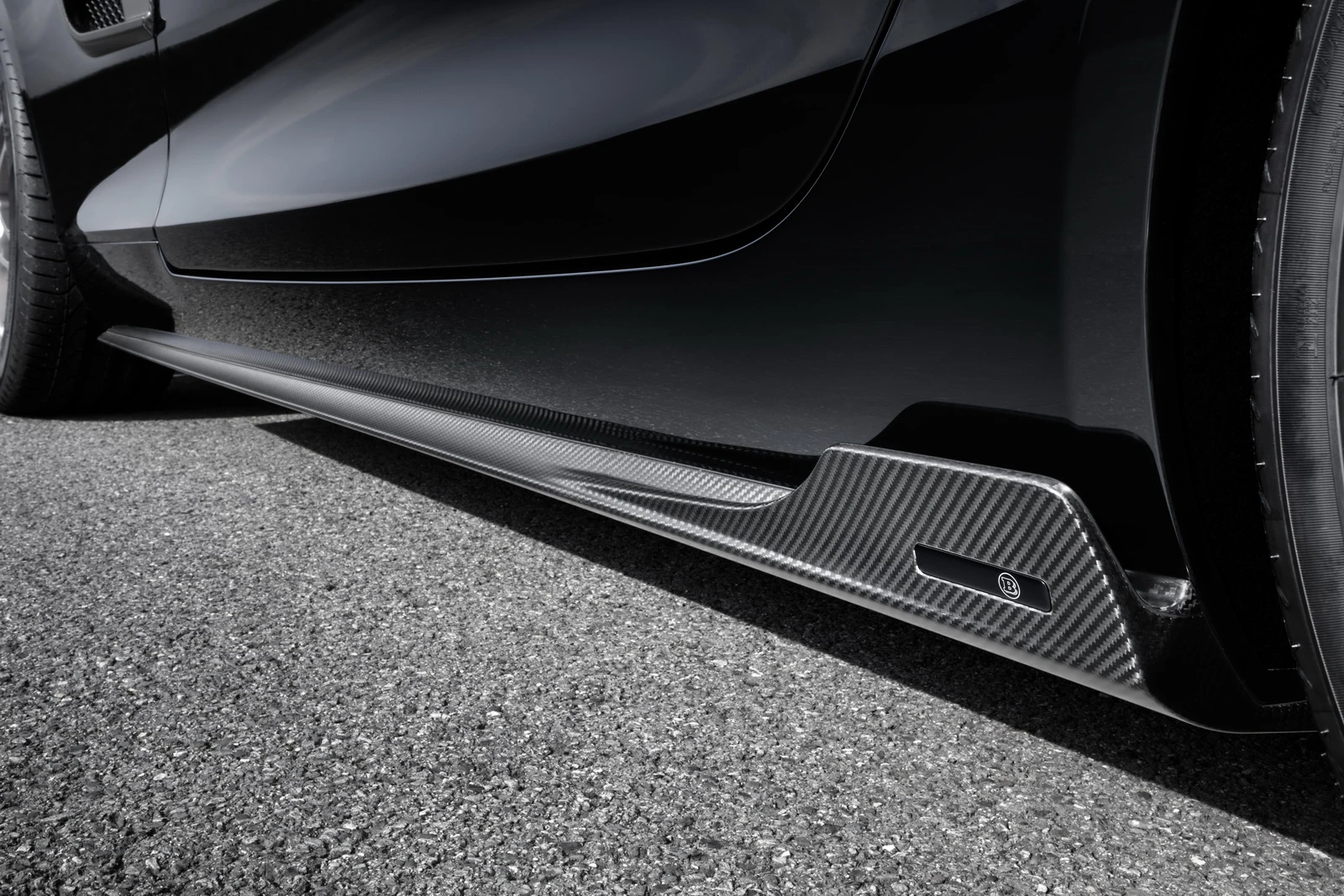 The carbon add ons to the GT S give it a more unique, sporty look than the normal AMG model