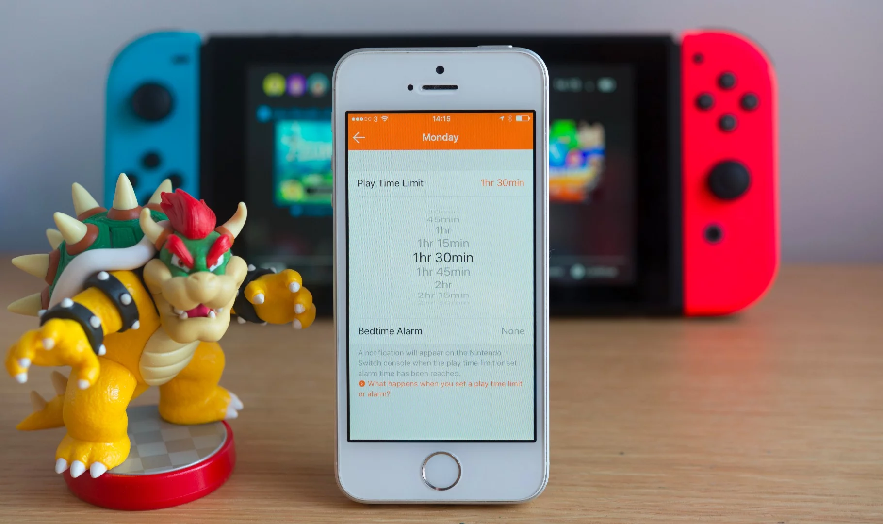 Parents can use a companion app to set time limits on the Nintendo Switch