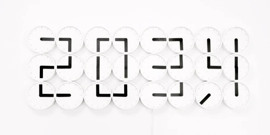 The Clock Clock from Humans Since 1982 showing 20:34