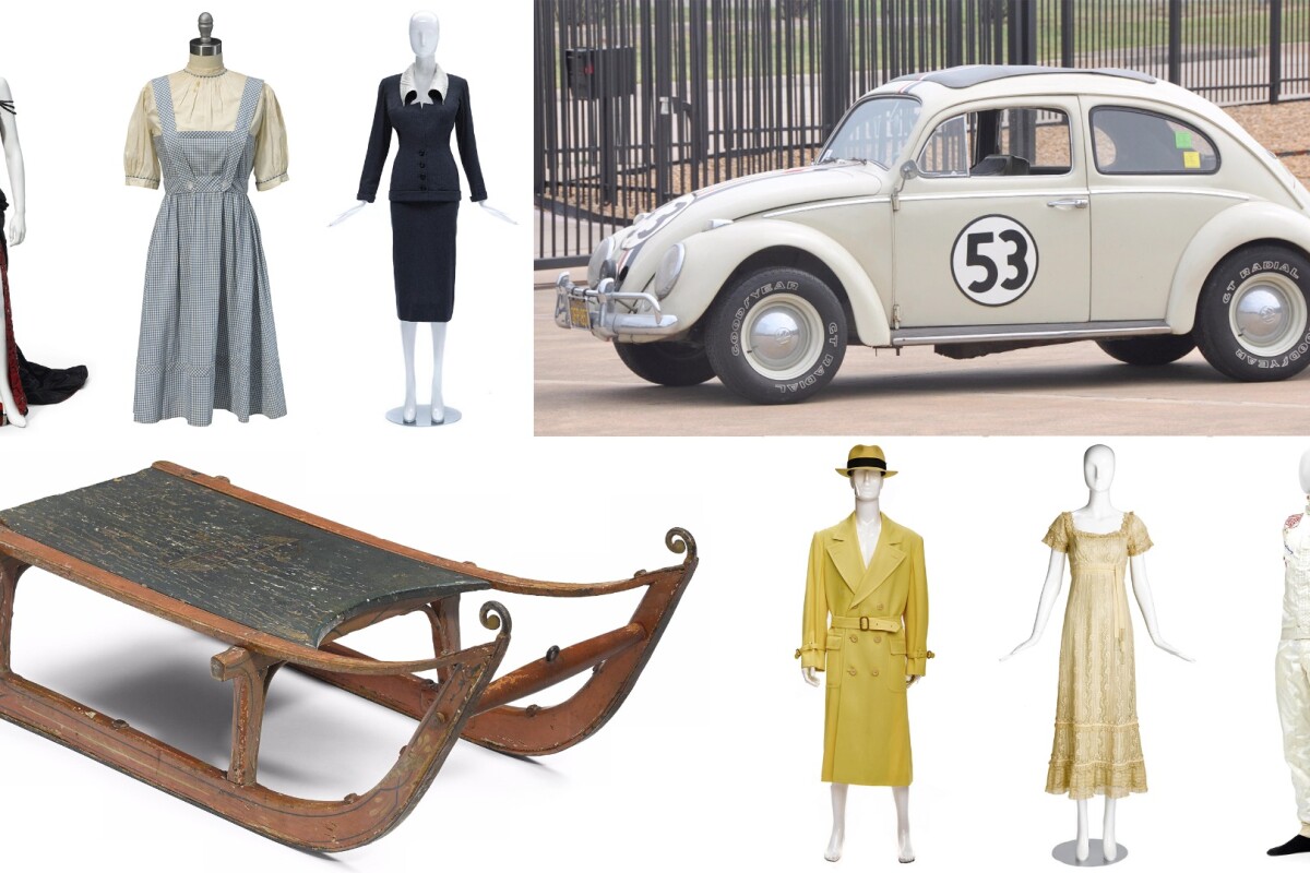 Movie memorabilia royalty goes to auction today
