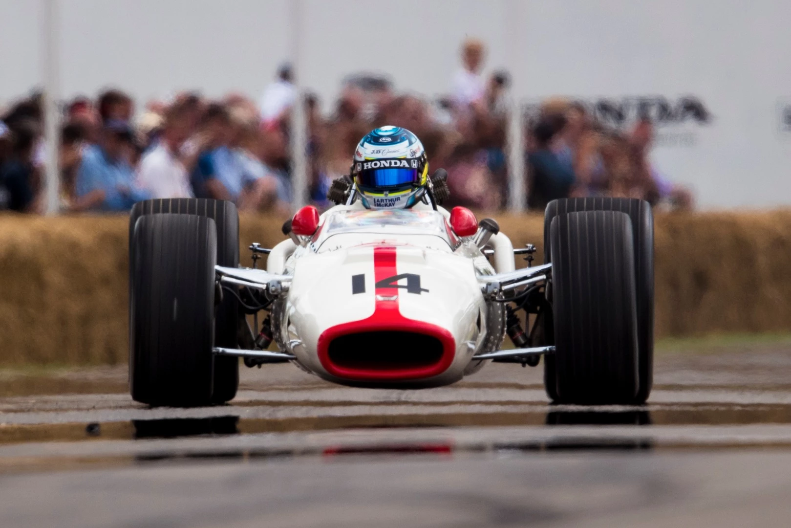 The Honda RA300 takes on the Hillclimb at Goodwood