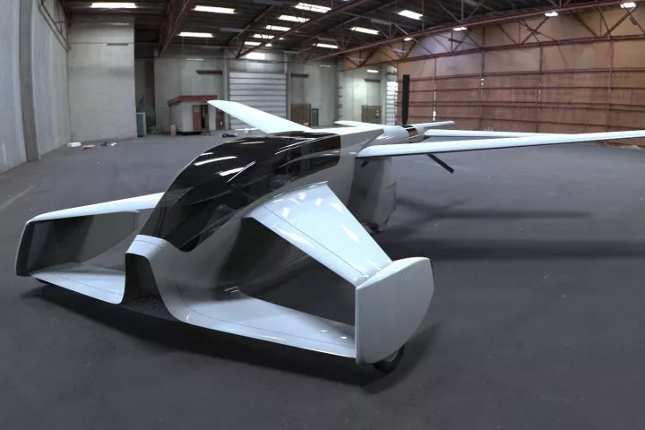 Street Wing concept: wings folded out and ready to fly