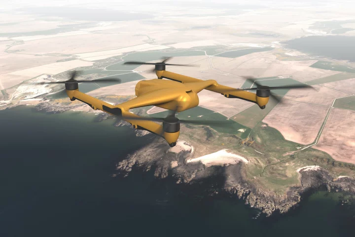 A rendering of the proposed T-650 drone – there's no word on how likely it is to actually enter production