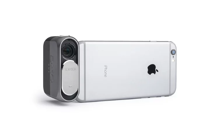 The DxO One works with iPhone 5 and up
