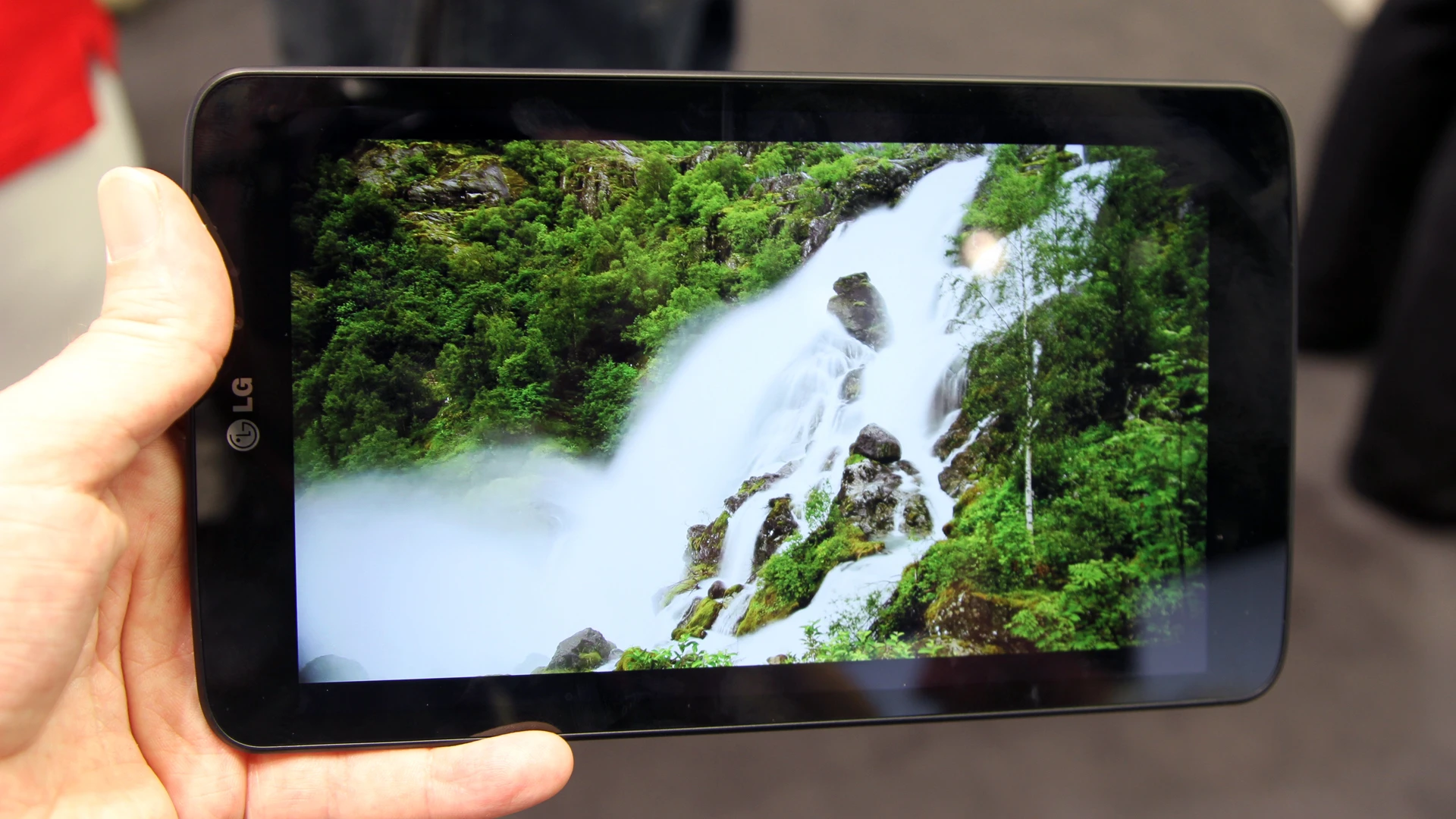 The impressive 1,920 x 1,200 resolution display on the G Pad 8.3