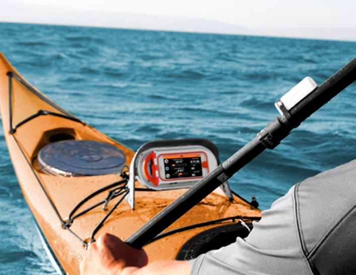 Motionize Paddle is an electronic kayaking coach