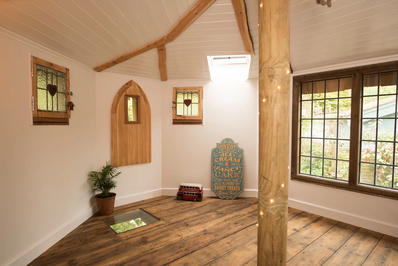 The Mushroom Shed is located in Surrey