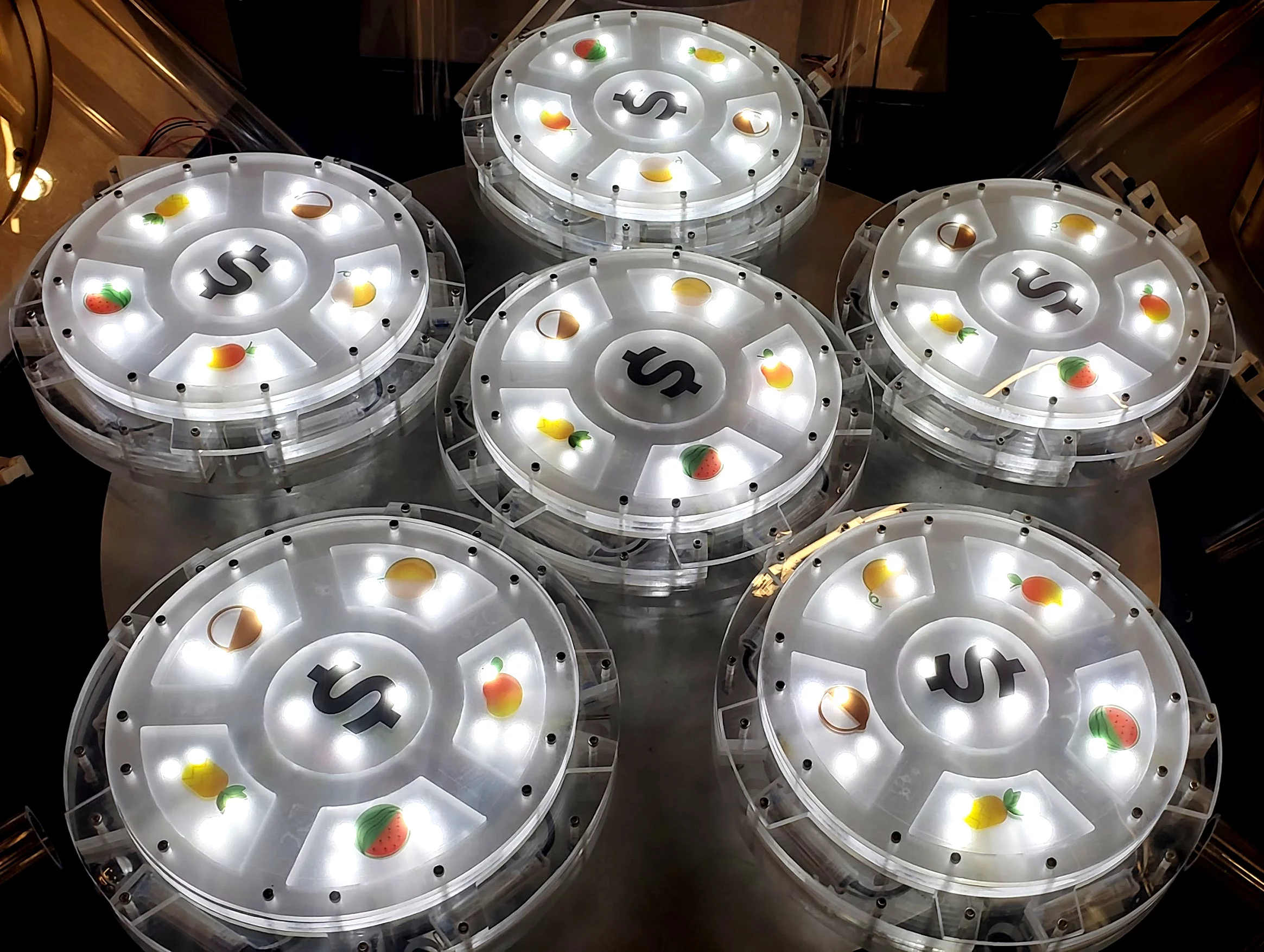 A close look at the ball-transporting Exchange Matrix carousels