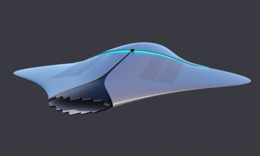 Anechoic coatings formed by nanometre thin graphene "scales" would be layered to create a skin of the Nautilus 100