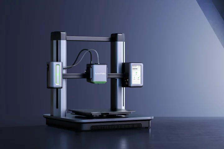 The standard 250 mm/s print speed of the AnkerMake M5 can be boosted up to 2,500 mm/s to significantly reduce model or prototype creation time