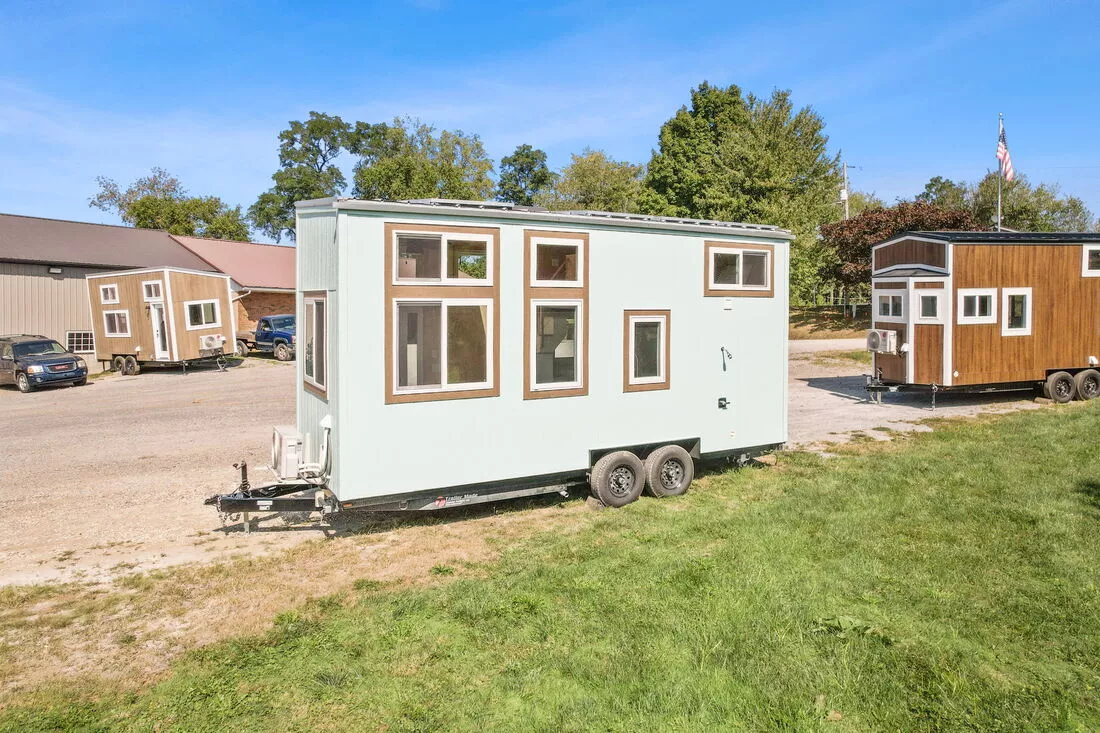 The Sea Chord is finished in engineered wood and topped by a steel roof