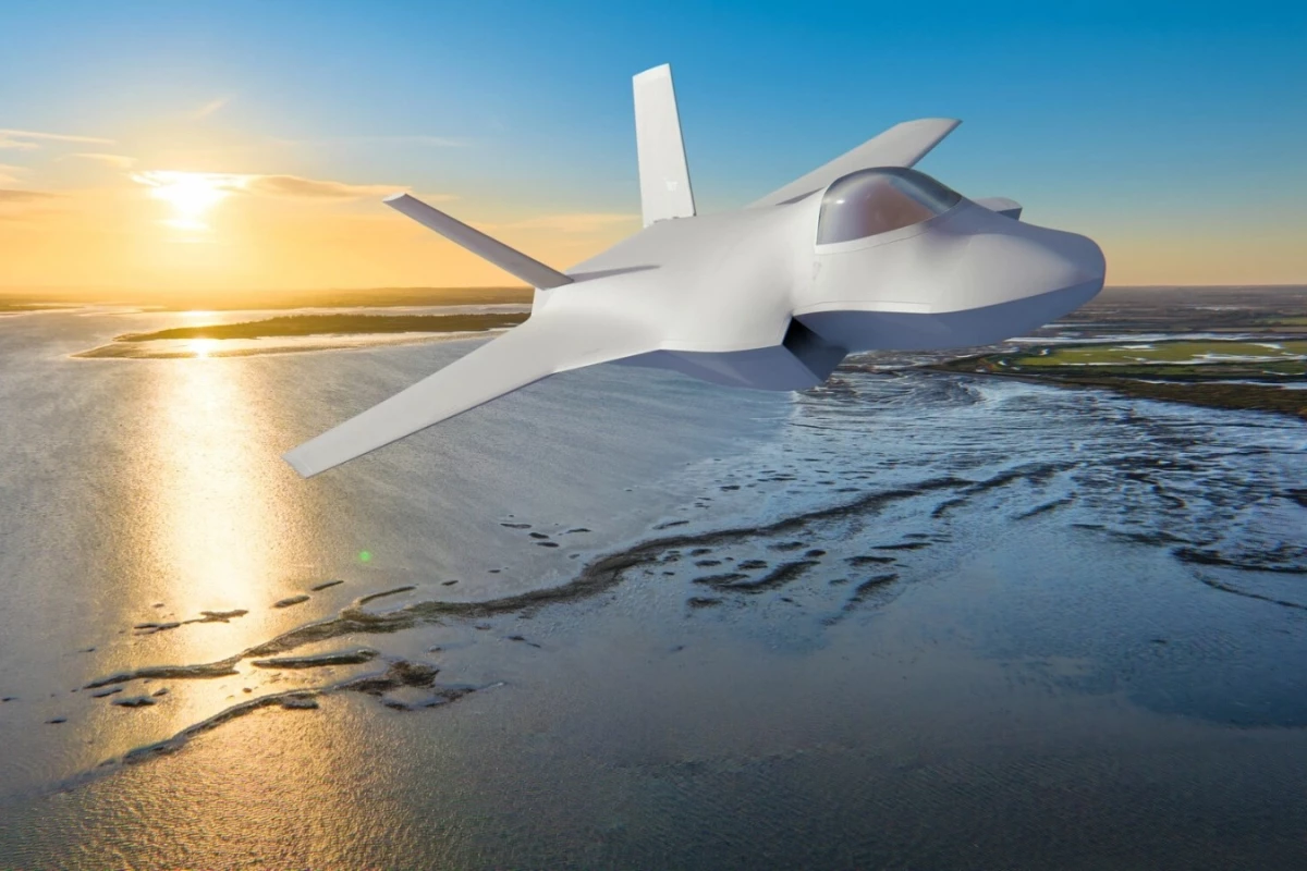 Rendering of the 6th-Gen fighter demonstrator under construction