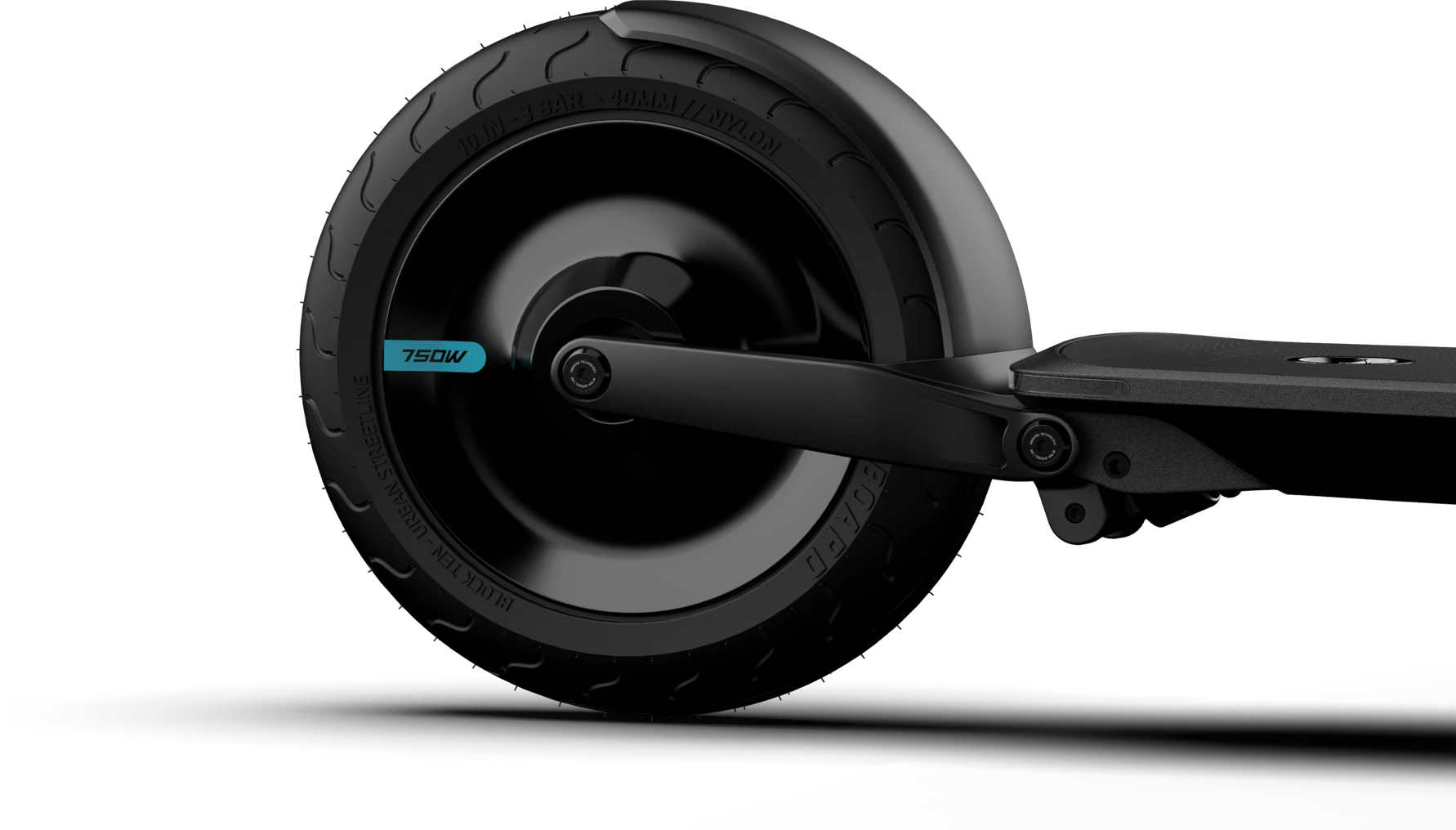 The Glider features a 750 W rear hub motor that scoots to a top speed of more than 20 mph