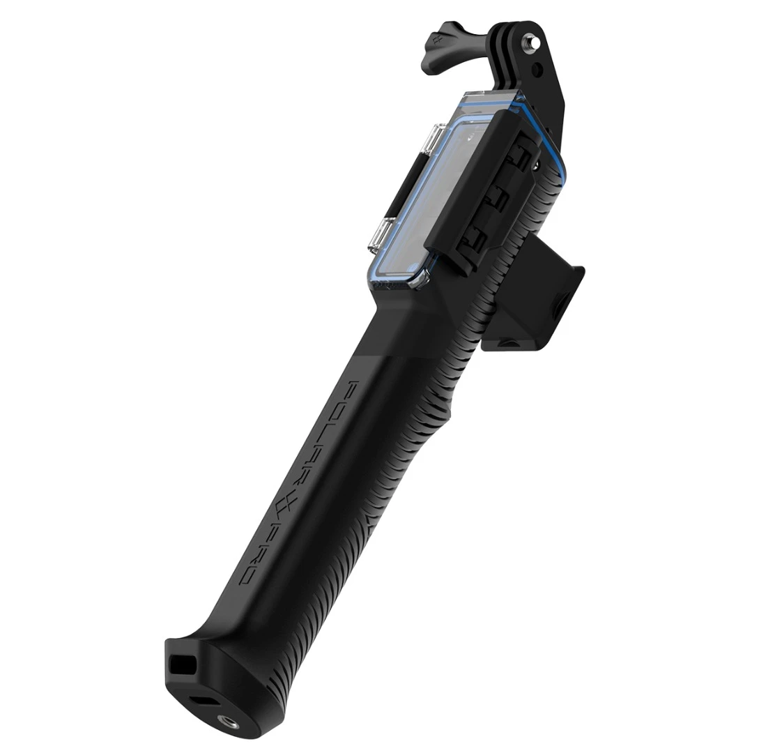 The PolarPro PowerGrip H2O features a rubber grip