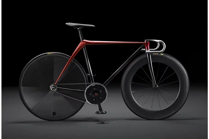 Mazda's Bike by Kodo concept is said to be a reimagining of the modern racing bicycle (Photo: Stefania D'Alessandro/Getty Images for Mazda Motor Co.)