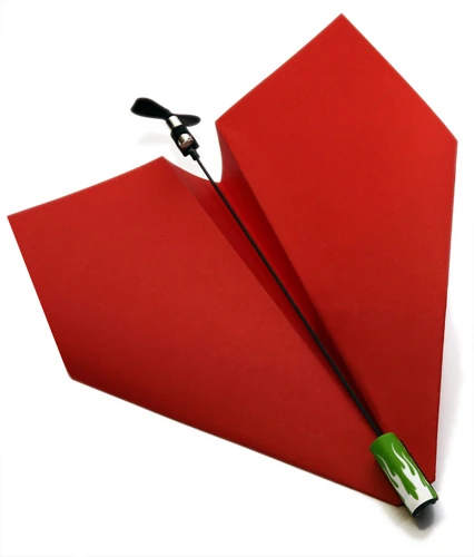 The Power Up electric power module allows users to mount an electric propeller on their paper airplanes