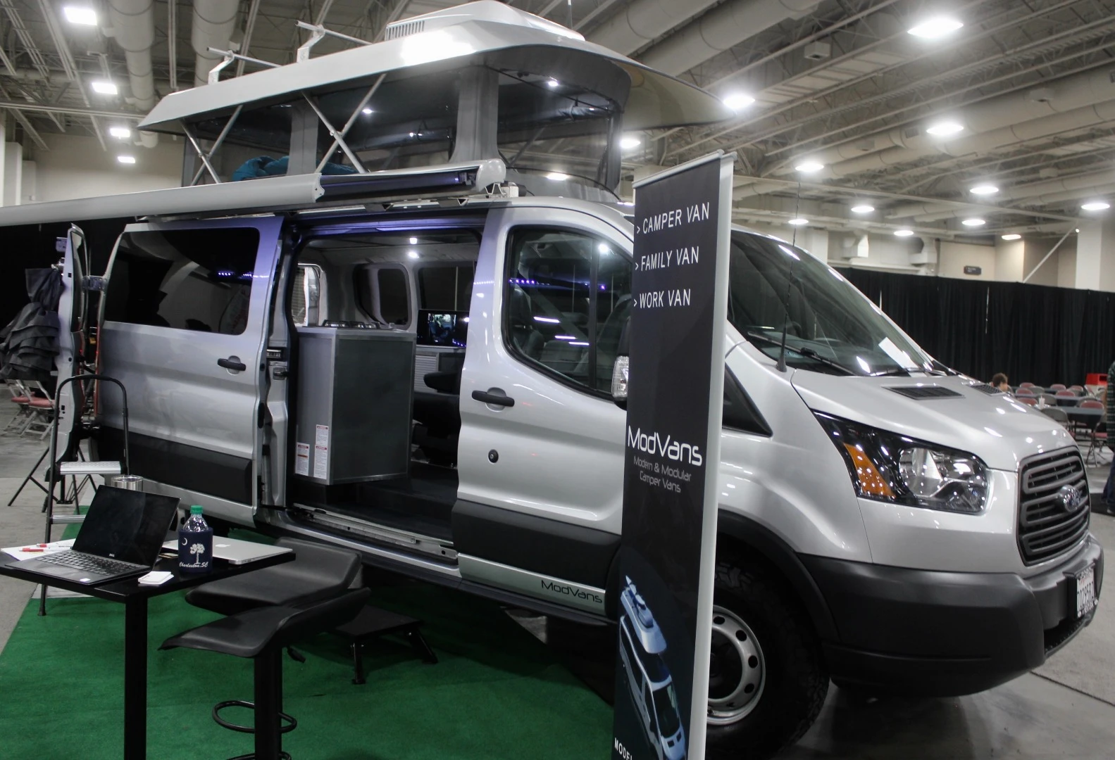 The ModVans CV1 took home the RVX Reveal award in the "Van Life" category