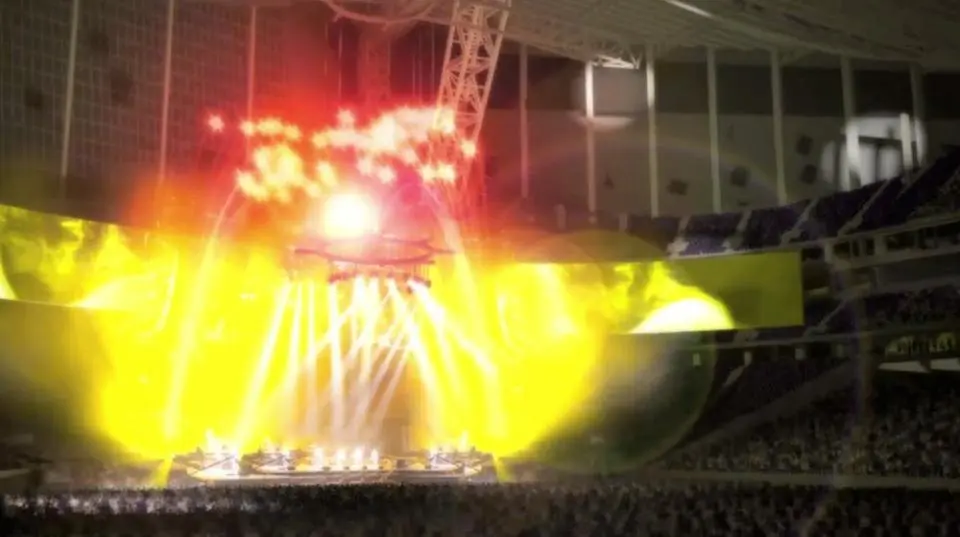Viking Stadium hosting a music event