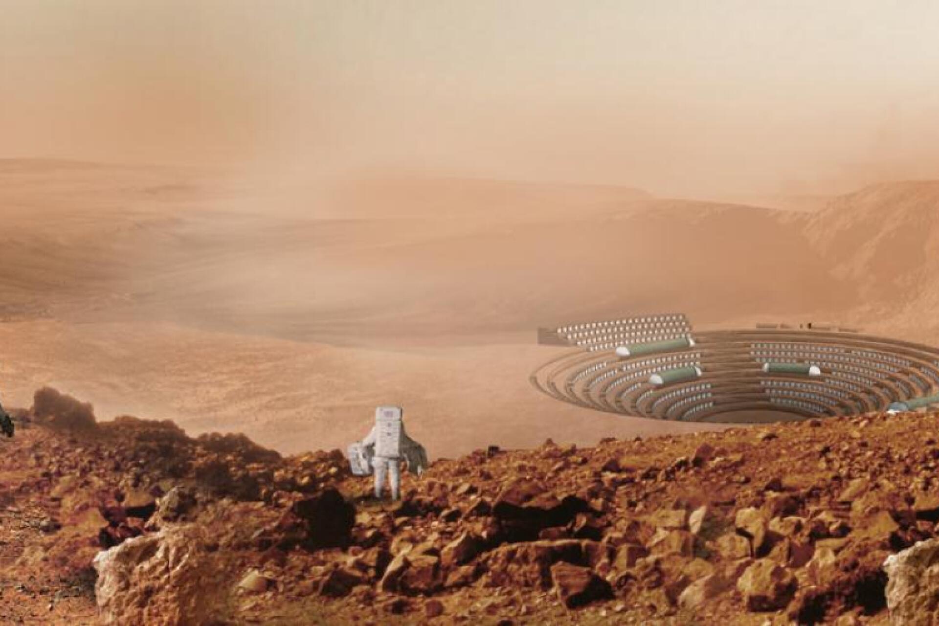 Gallery Posthuman asteroid city amongst winners in Jacques Rougerie