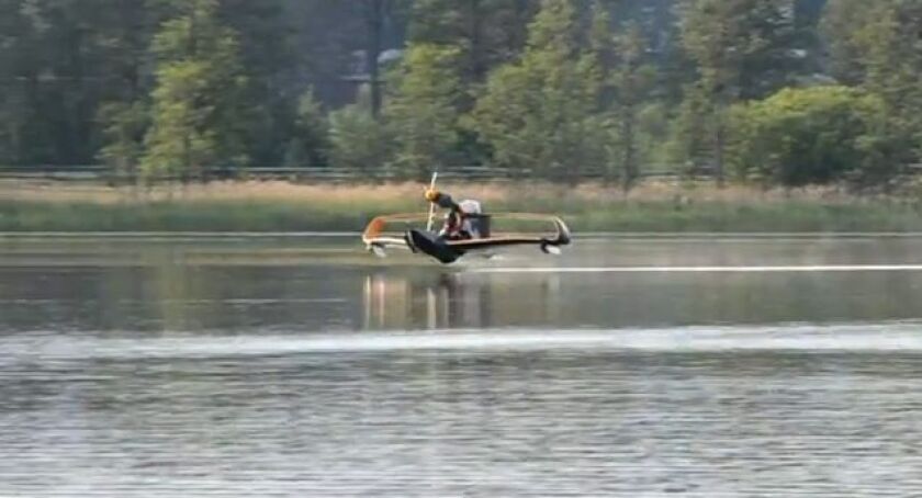 FlyNano has posted video of its electric microlight aircraft's first test flight