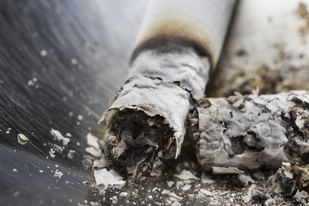 Cigarette ash could now have another use besides ... well, nothing (Photo: Shutterstock)