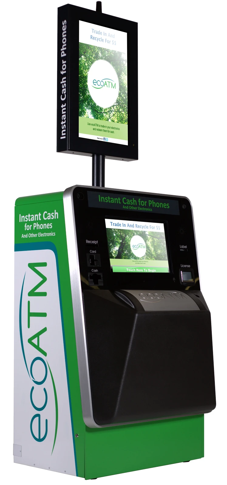There are plans to have more than300 ecoATM kiosks in shopping malls and large stores across the U.S. by the end of the year