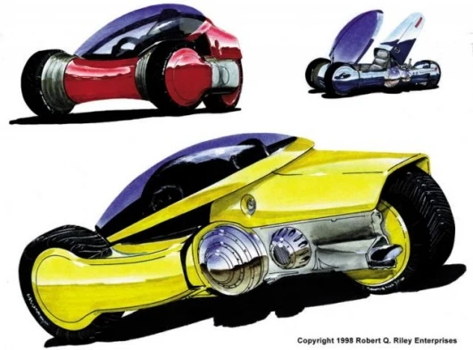 Initial design sketches of the XR-3