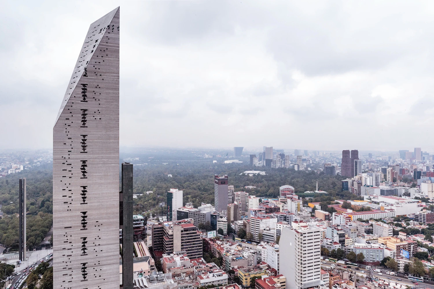 Second place went to Torre Reforma, Mexico City's tallest skyscraper