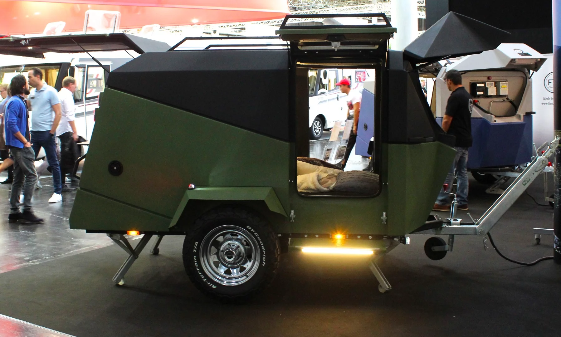 The rugged Migrator Off-Road on show at the 2018 Düsseldorf Caravan Salon