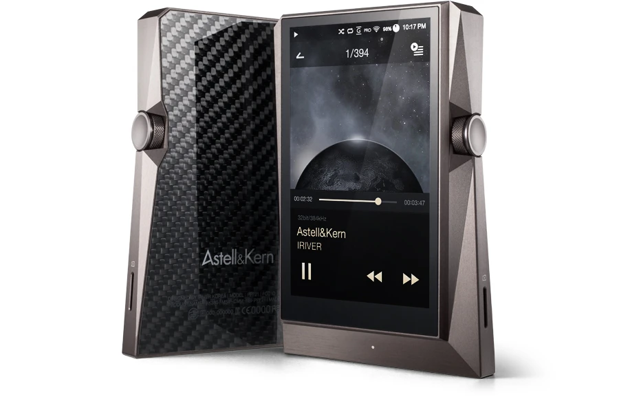 The AK380 supports a host of high resolution audio formats including WAV, FLAC and AIFF, as well as lossy formats like MP3, WMA and AAC