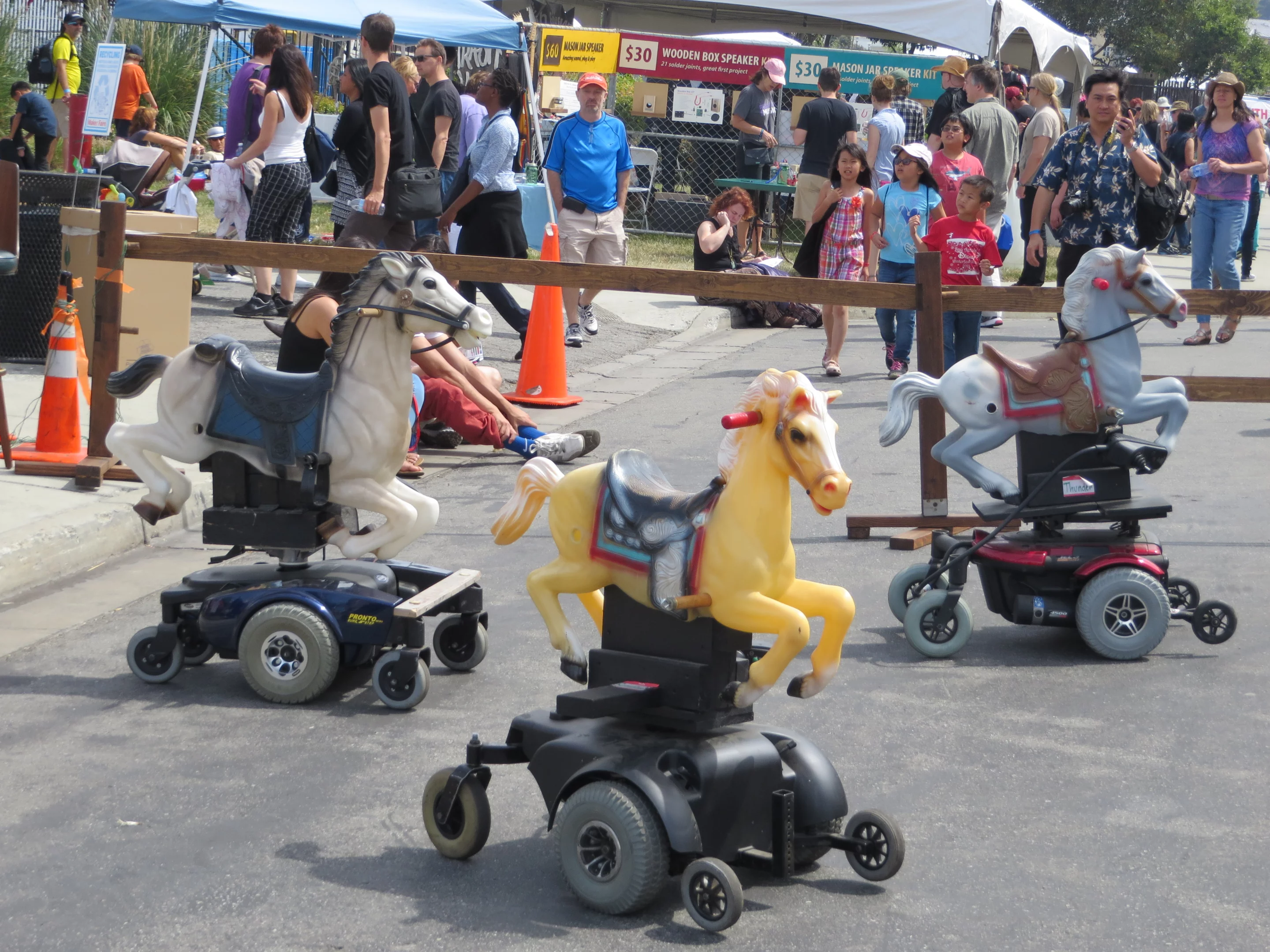Finally, a rocking horse that really rocks... and ambulates in all other directions
