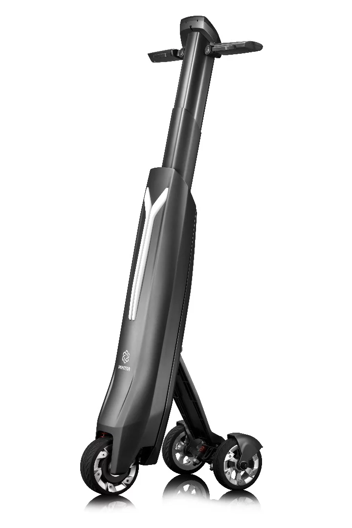 Hang a backpack or other cargo on the Immotor Go and power it along