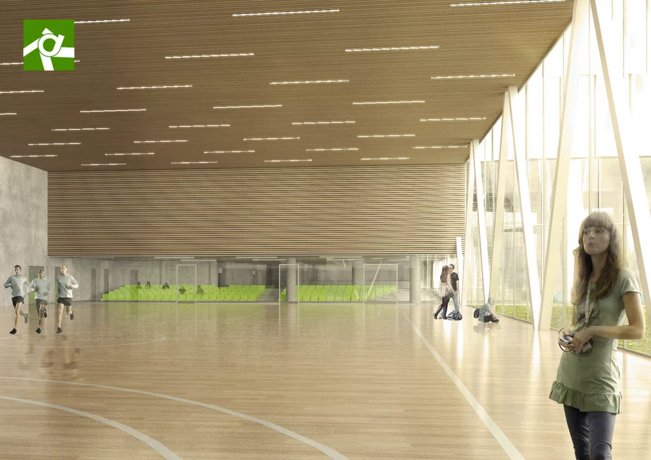 A BIG visualization of its Faroe Islands Education Center (Image: BIG)