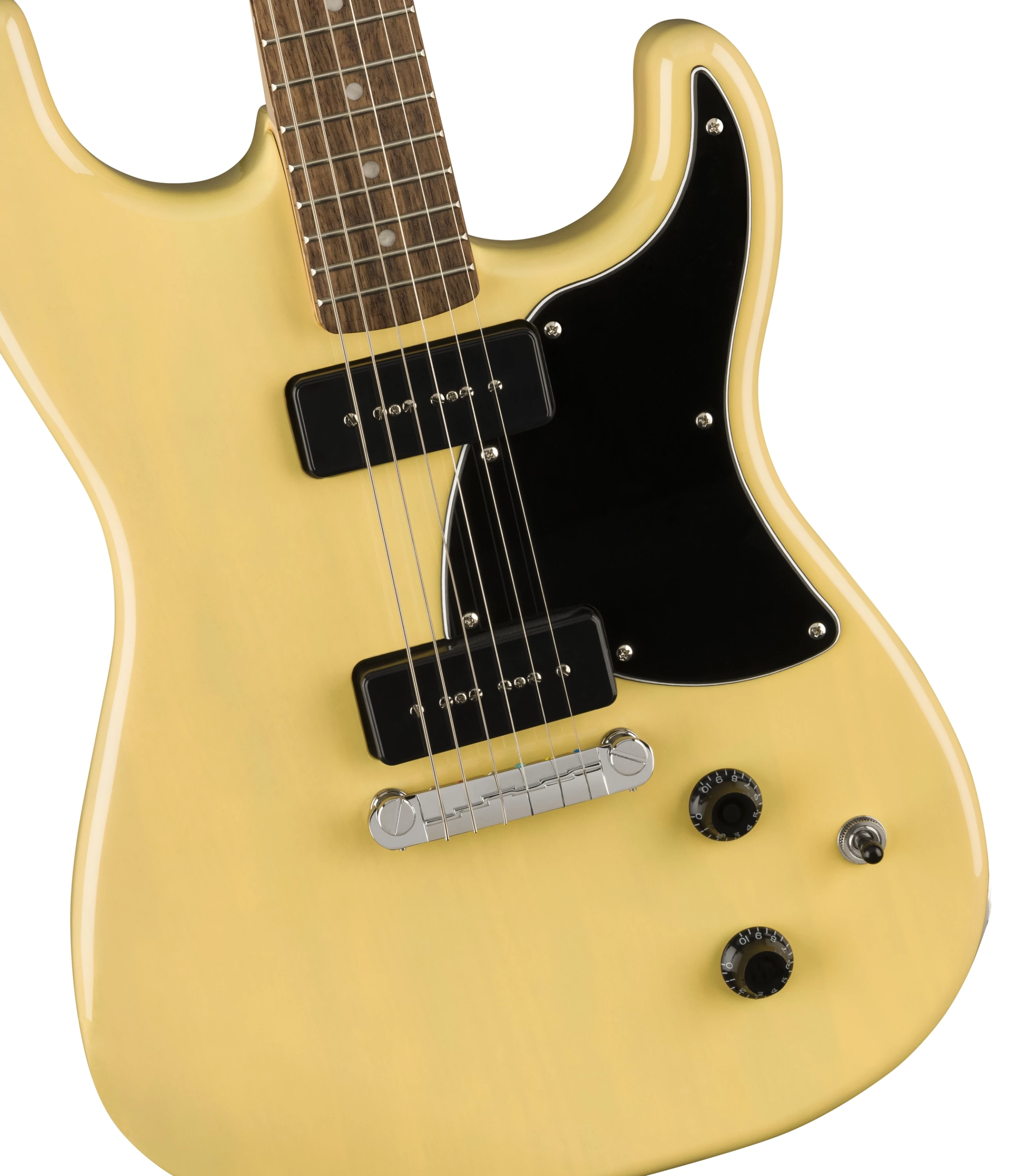 The Strat-O-Caster looks like a Strat but plays like a Les Paul Special