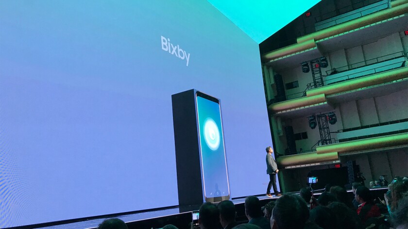 Samsung talks Bixby at its Galaxy S8 series launch event