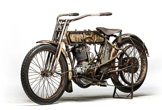 This 1914 Harley-Davidson Single Belt Drive (Lot S38) is estimated to fetch between $55,000 and $70,000