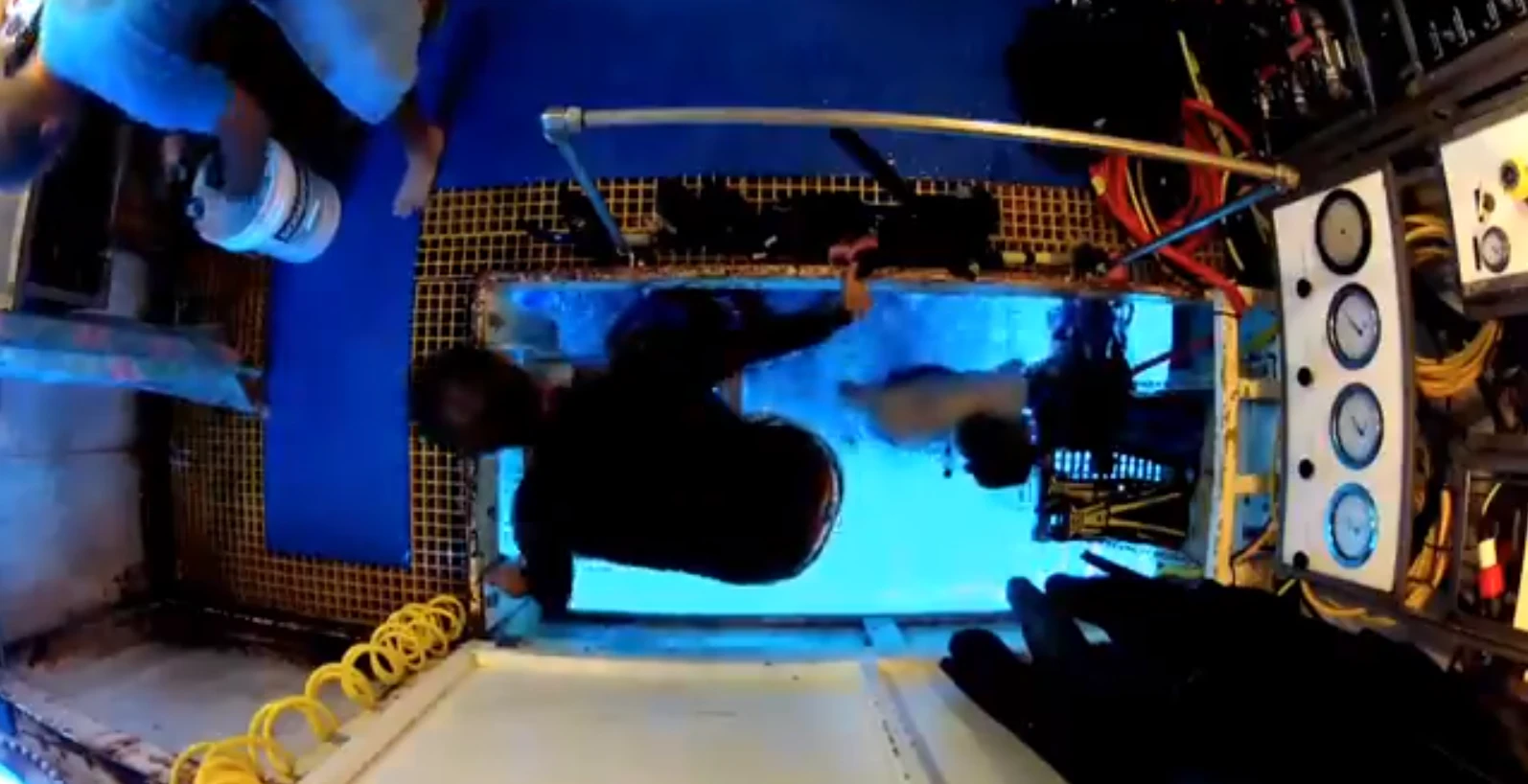 Interior of the Aquarius Reef Base