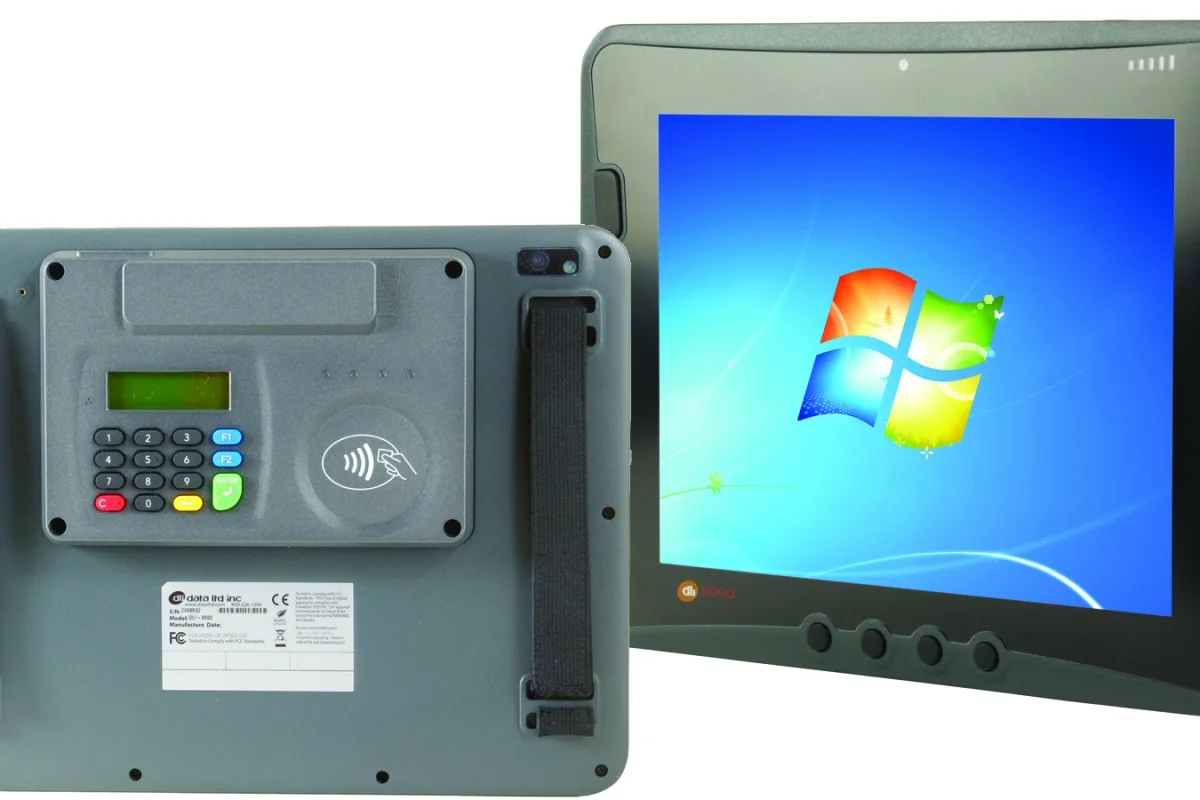 Designed with the retail and hospitality sectors in mind, the DLI 9000 Rugged Mobile Tablet is available with a 5-in-1 mobile payment module to offer customers secure payment options at the point of sale