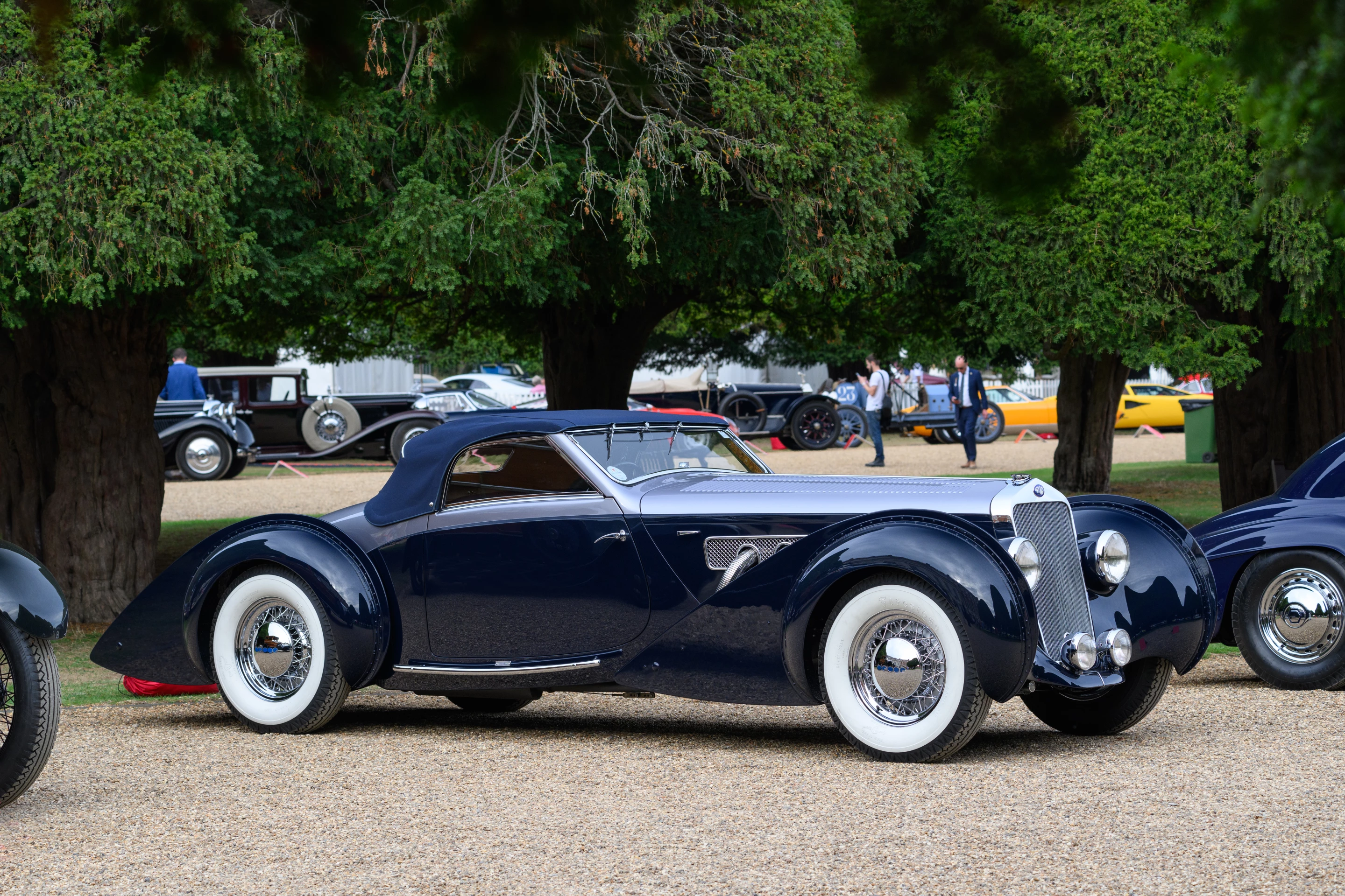 The 1938 Delage Type D8-120S de Villars that won best of show at the 2022 Concours of Elegance (U.K.)