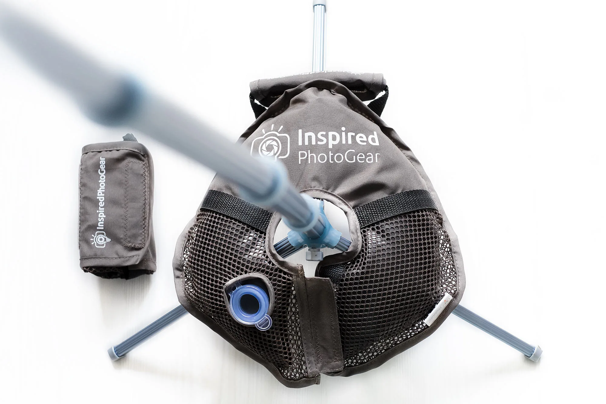 When filled with water a WaterWeight can be used to supply 1.3 kg of support