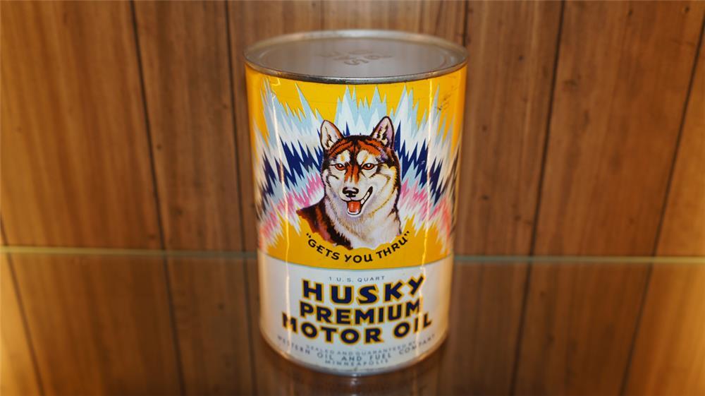 Some of the items, such as this quart can of Husky Premium Motor Oil fetched surprising results - $2,300 to be exact!