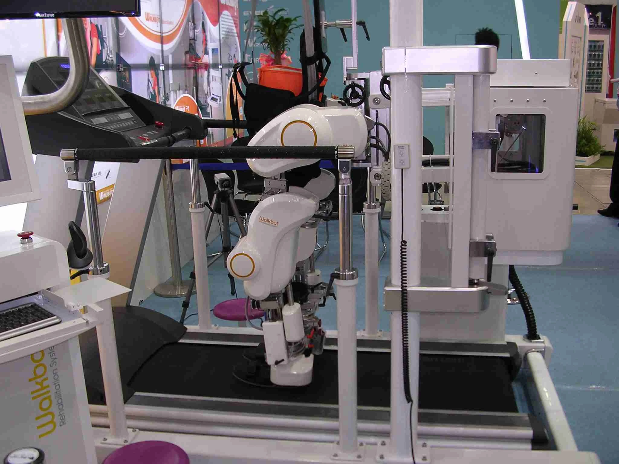 The Walkbot is one of the first robotic walking gait training systems to be commercialized and is already in use in three Korean hospitals