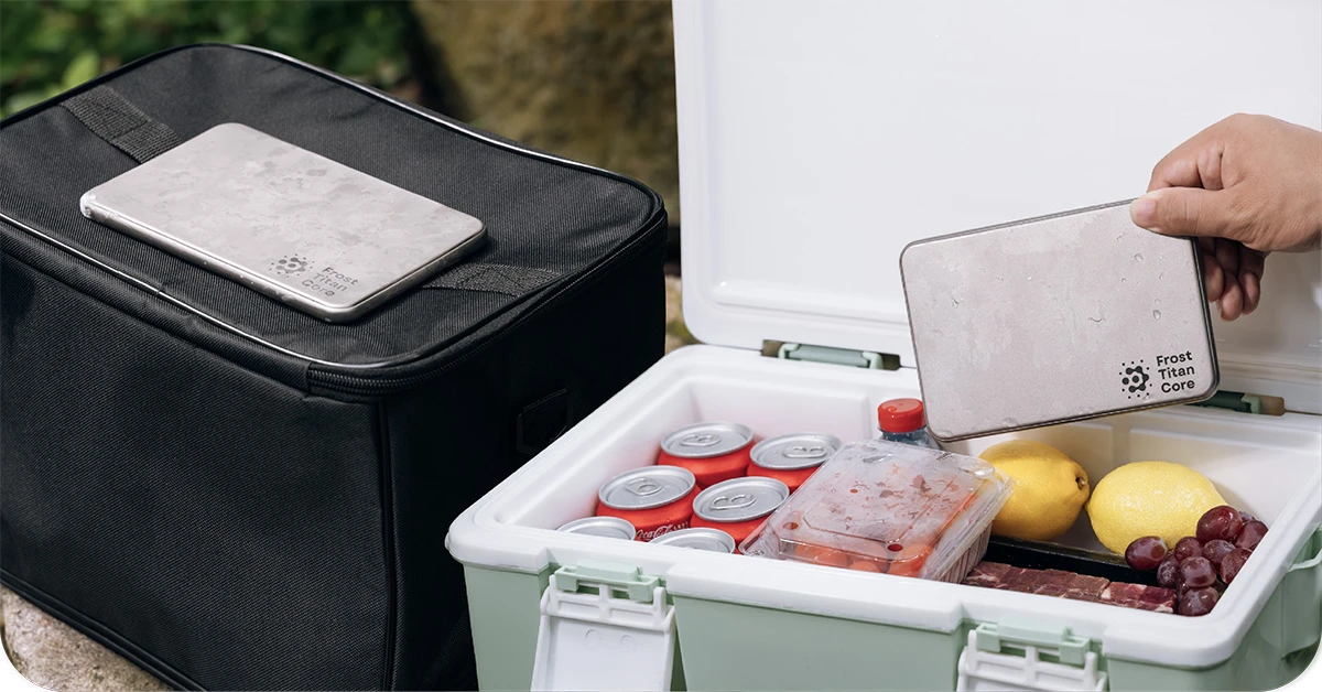 The Plate is slim and small enough to carry in a stuffed-to-the-brim cooler