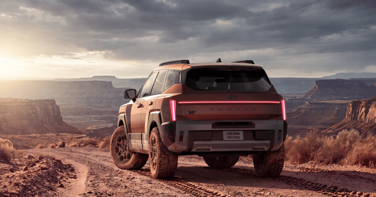 Hyundai setzt beim Tucson 2027 auf kantiges Design.