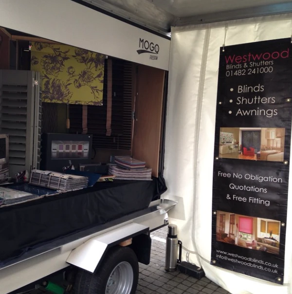 In addition to working as a camper and cargo trailer, the Mogo Freedom trailer is handy for business use