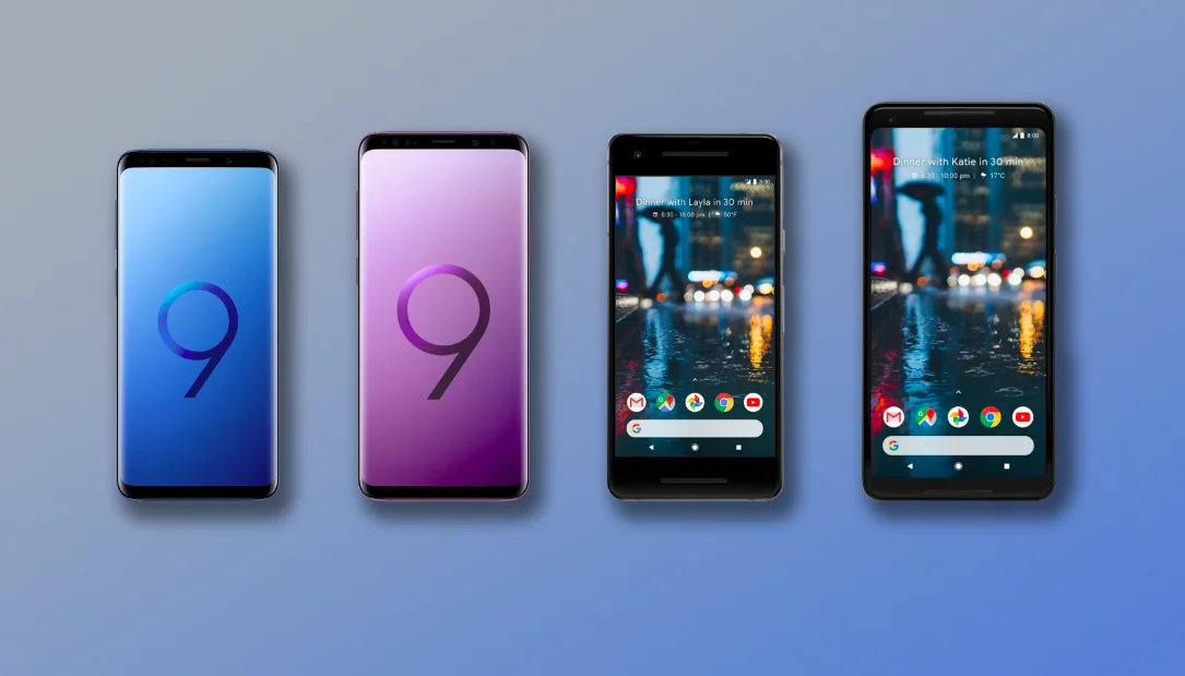 New Atlas compares the specs and features of the Samsung Galaxy S9 and S9+ to the Google Pixel 2 and 2 XL