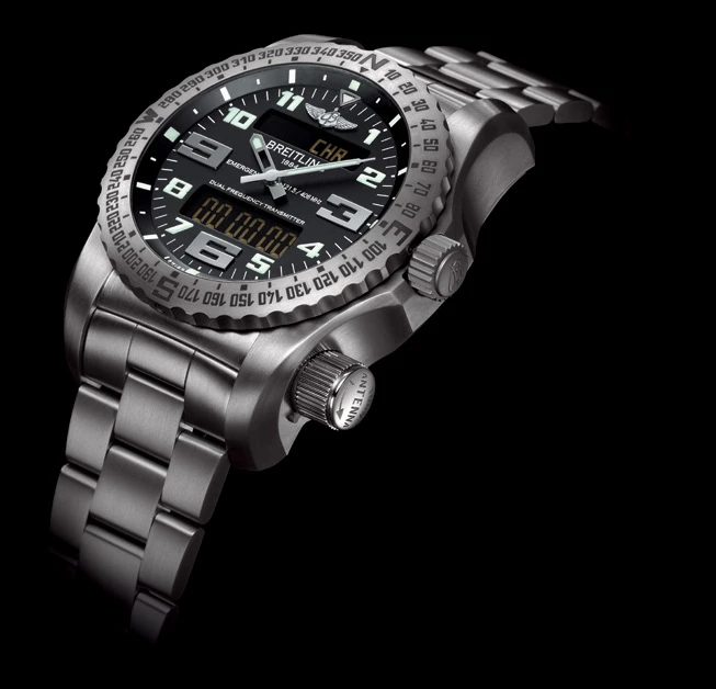 The Breitling Emergency 2 can transmit up to 24 hours