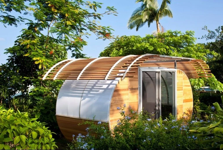 The House Arc, by Bellomo Architects, was created with ease of construction firmly in mind