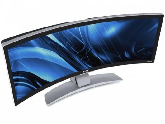 The NEC CRV43 ultra-widescreen curved display