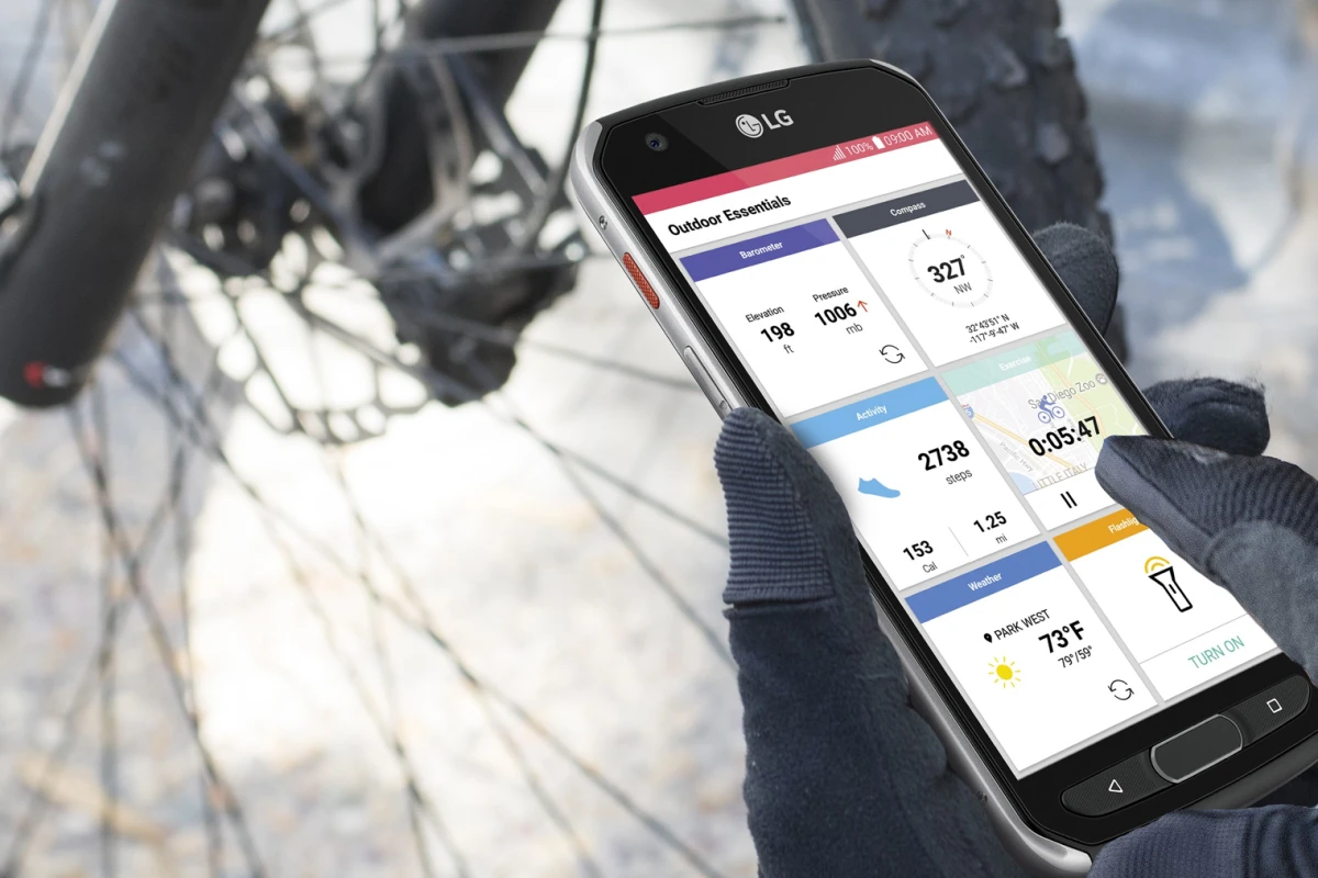 The affordable LG X venture is designed for rugged use, in and out of the elements